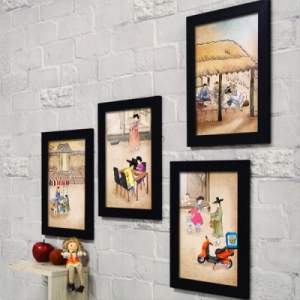 꾸밈 iz259-조선시대 스마트라이프_배달음식과 맛집_인테리어액자