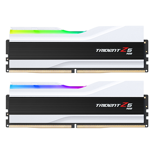 G.SKILL DDR5-6000 CL30 TRIDENT Z5 RGB 화이트 패키지이미지입니다. 누르면 해당 게시물로 새창이동합니다.