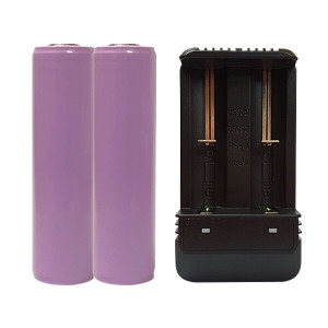 충전세트 3000mAh배터리2개 + Z-1000 5핀2구홀더 18650배터리 18650충전기 건전지 충전지