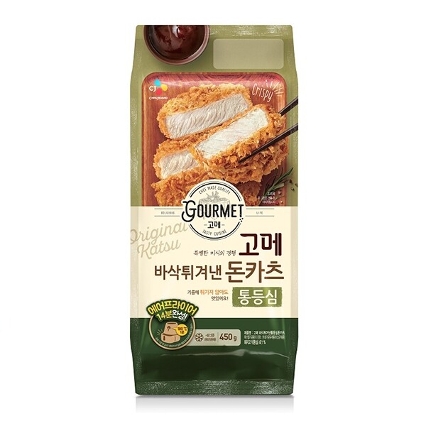 CJ제일제당 고메 바삭 튀겨낸 통등심 돈카츠 450g (10개)_이미지