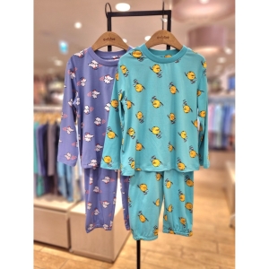 KH 실내복 신축성이 뛰어나 답답함이 없고 바지 밑단을 밴딩처리 활동하기 편한 야호 피치기모라운지 ATLS23W71 그린 ..