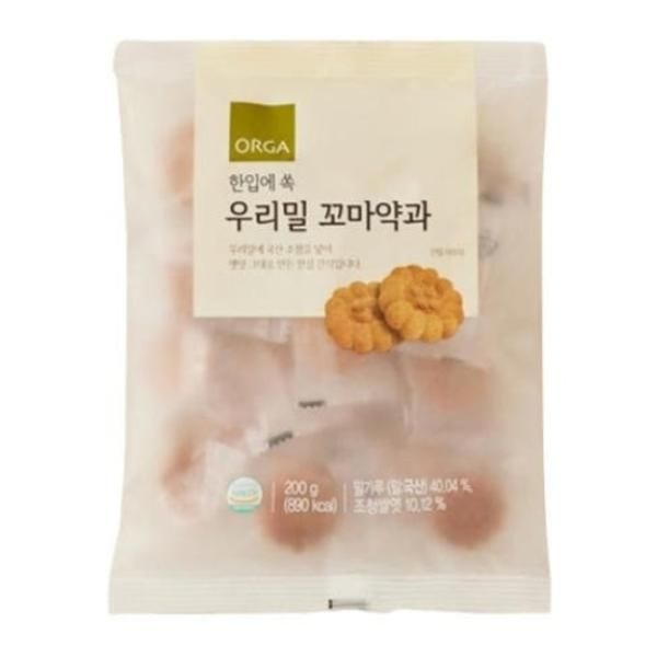호남샤니 한입에 쏙 우리밀 꼬마약과 200g (1개)_이미지