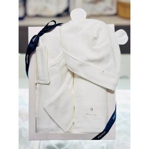 화트베 모달 배냇슈트+속싸개+신생모 3종세트 2A2C10114/A2C10903