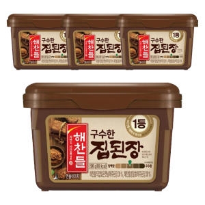 CJ제일제당 해찬들 구수한 집된장 500g (4개)