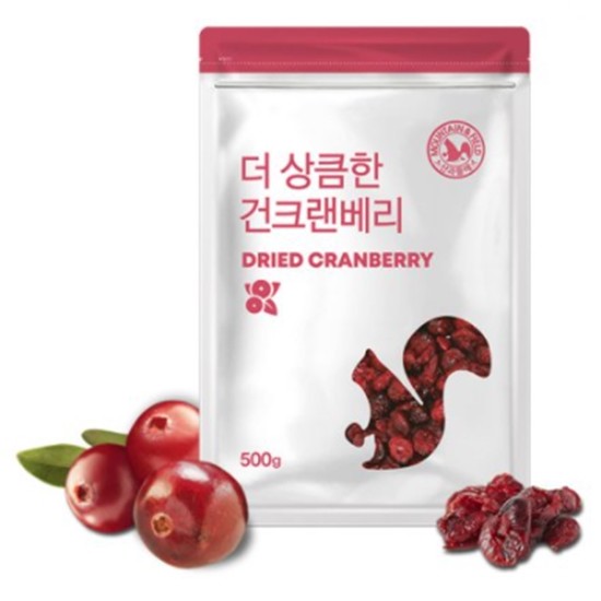 산과들에 건크랜베리 500g (1개)
