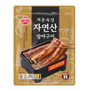 오뚜기 저온숙성 자연산 장어구이 데리야끼맛 3개입 420g