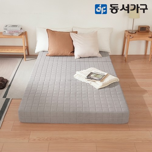 동서가구 BS HR폼 편백황토숯 3단 접이식 토퍼 매트리스 SS (12cm)_이미지