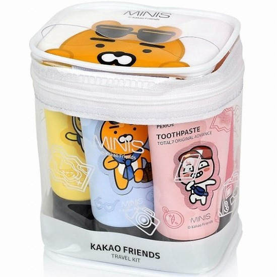LG생활건강 카카오프렌즈 미니스 여행용 5종 세트이미지입니다. 누르면 해당 게시물로 새창이동합니다.