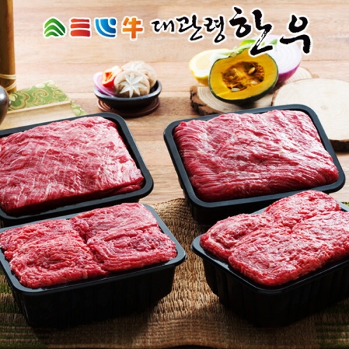 평창영월정선축협 대관령한우 1등급이상 럭셔리 5호 2.4kg [1개]