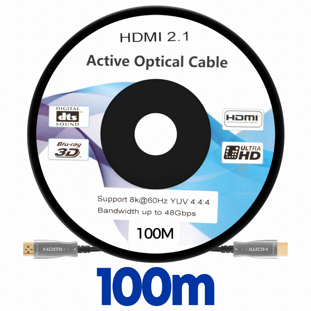 이지넷유비쿼터스 넥스트 HDMI 2.1 AOC 광케이블 (NEXT-7100HAOC-8K, 100m)