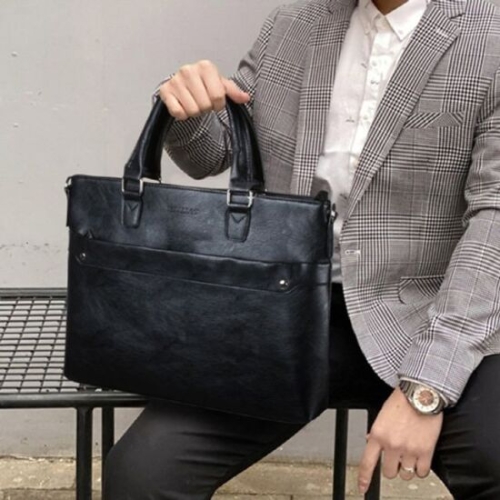 빈티지한 스타일의 실용적인 남성 서류가방_CH1789Y
