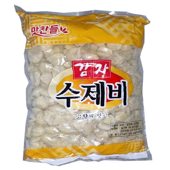 맛찬들백미식품 맛찬들 감자수제비 2kg (4개)_이미지