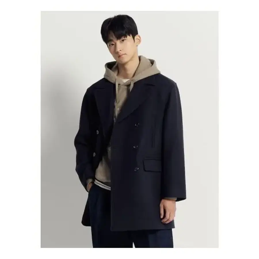 피코트 네이비 BC5Y30C27R 481453Moony