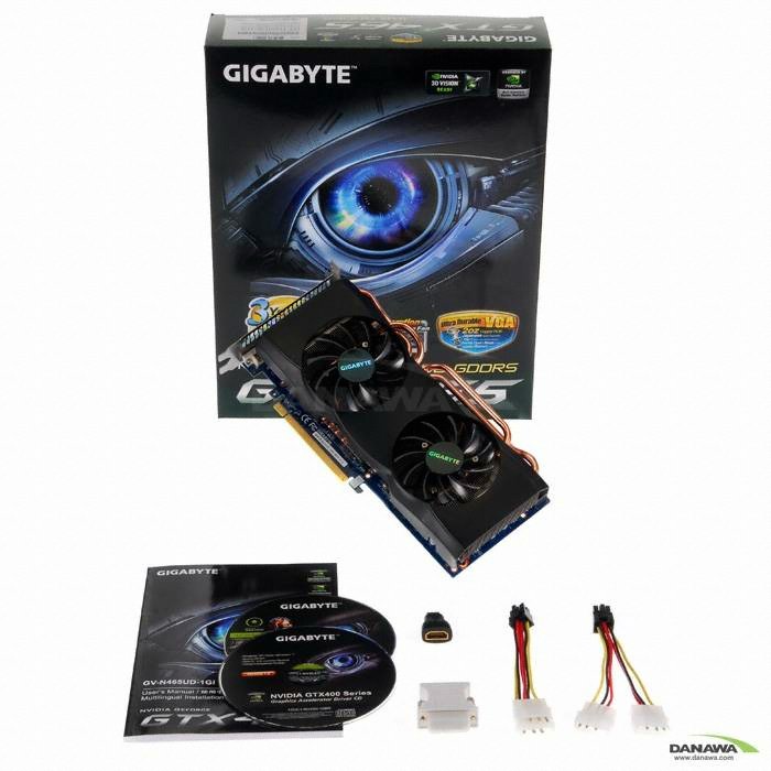 GIGABYTE 지포스 GTX465 UDV 더블엑셀 Edition D5 1GB_이미지