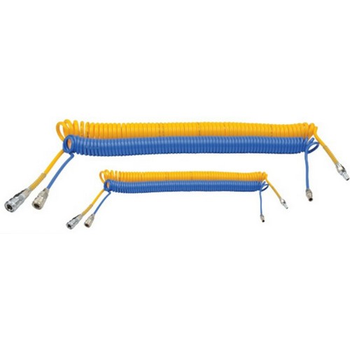 지산호스테크 폴리우레탄 코일호스 (10mm x 7.5m)_이미지