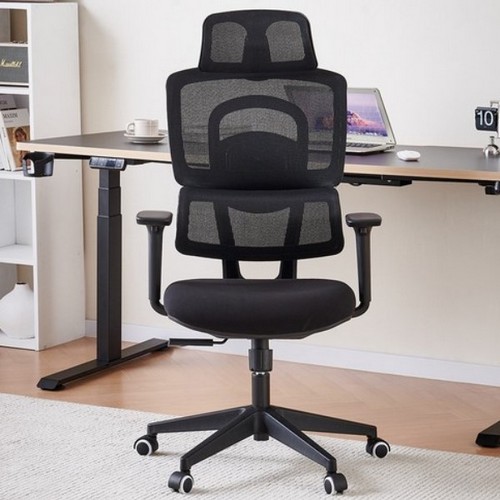 GS03 리클라이너 4단 등판 높이 조절 컴퓨터 사무용 의자