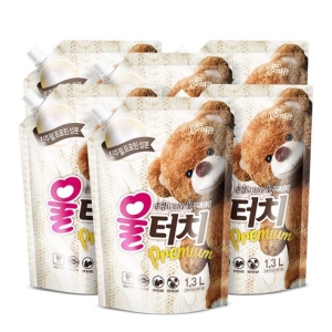 피죤 울터치 중성세제 리필 1.3L (6개)_이미지
