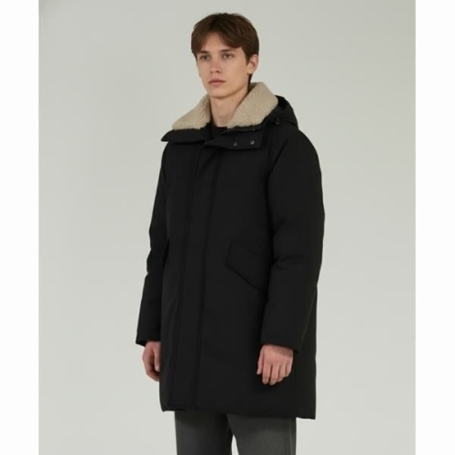 TBH글로벌 마인드브릿지 두굿_퍼 탈착 후드 롱 다운 점퍼 MZDJ8153 953657