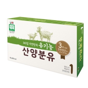 남양유업 365일 자연방목 유기농 산양분유 1단계 스틱 12봉 (3개)_이미지