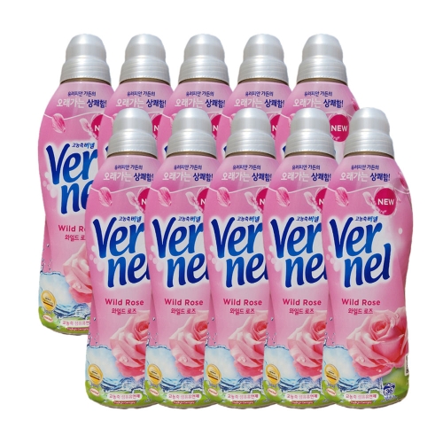 헨켈 고농축 섬유유연제 버넬 와일드로즈 900ml (10개)_이미지