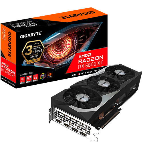 라데온 RX 6800 XT GAMING D6 16GB 제이씨현