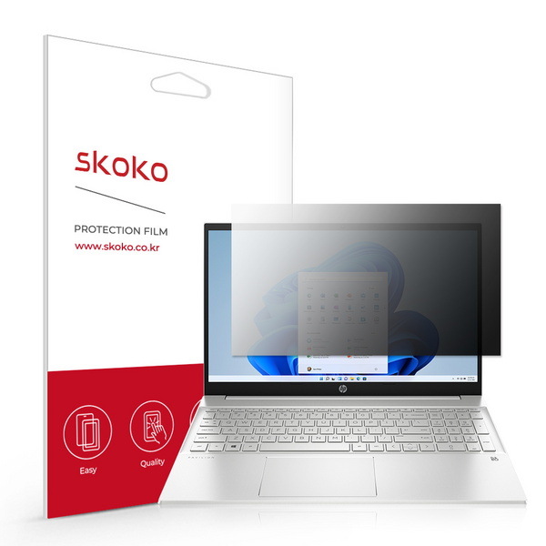 스코코 HP 파빌리온 15-eh0121AU 프라이버시 액정보호필름_이미지