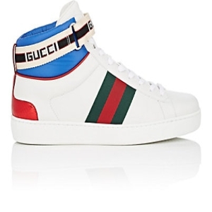  구찌 Ace Logo Striped Leather 스니커즈_505695540 상품이미지