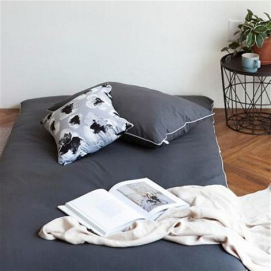 아름다운공간 솔리드 슬라브 요커버 딥차콜 (퀸 Q)