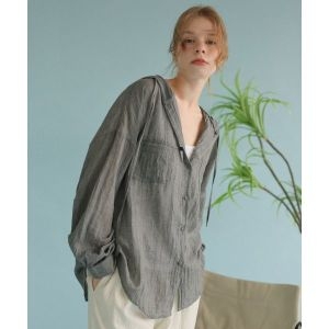 ROOMPACKER 린치 썸머 링클 후드셔츠 94409 100501