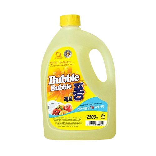 대성유지 버블버블 제로퐁 2.5L (4개)