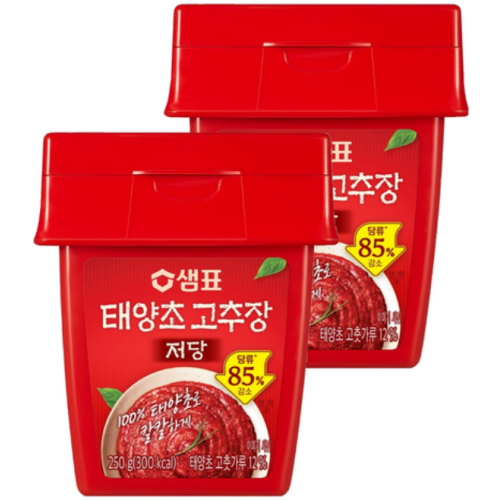 샘표 저당 태양초 고추장 250g (2개)_이미지