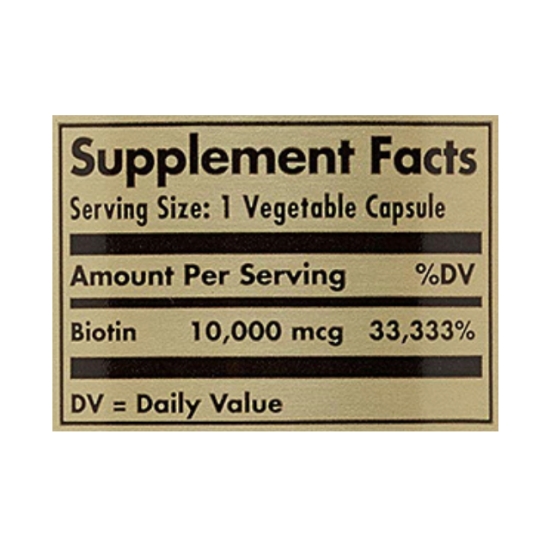 솔가 비오틴 10000 60베지캡슐 (해외) (2개)_이미지