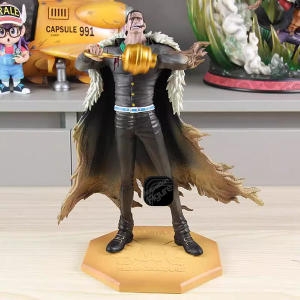 선택의자유7 원피스 칠무해 크로커다일 황금 갈고리 손 캐릭터 GK 모형 피규어 28cm