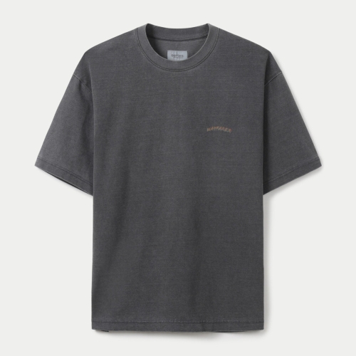 피그먼트 백프린트 오버핏 반팔티 SATAM25994CHX