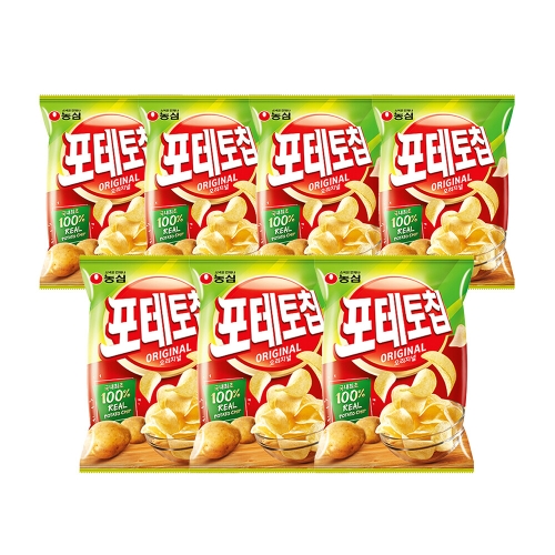 농심 포테토칩 오리지널 60g (7개)_이미지