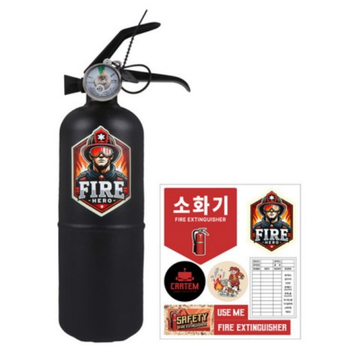카템 ABC 분말 차량용 소화기 0.7kg_이미지