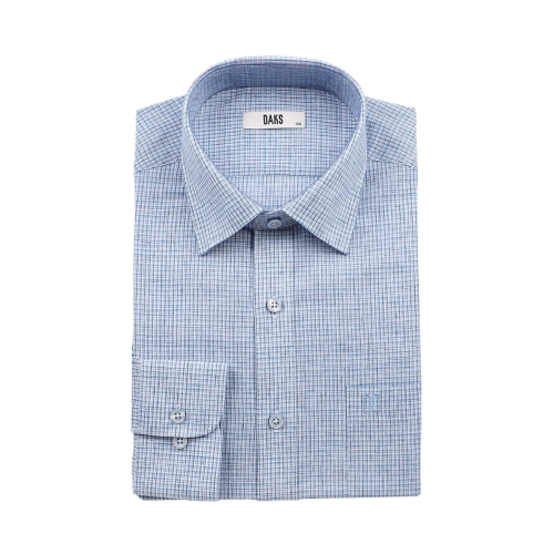 LF 닥스 남성 린넨혼방 마이크로패턴 레귤러핏 드레스셔츠 DMS3SHDL122B1