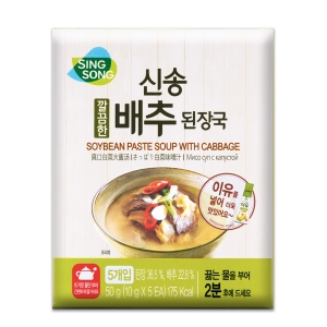 신송식품 신송 깔끔한 배추 된장국 50g (3개)_이미지