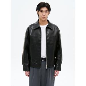 삼성물산 에잇세컨즈 페이크 레더 절개 디테일 블루종 블랙 42523ZLY15