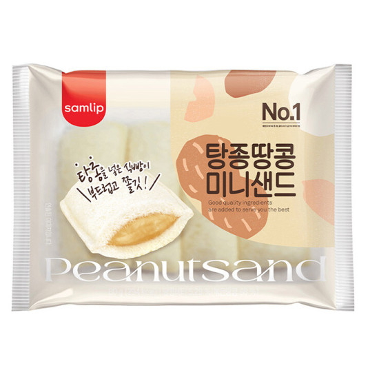 SPC삼립 탕종 땅콩 미니샌드 80g (30개)_이미지