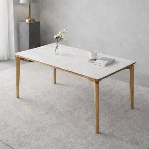 인터데코 낮아서 편안한 세라믹 식탁 1400