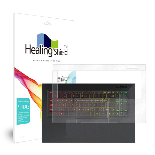 폰트리 힐링쉴드 한성컴퓨터 TFG277GS TFG277GSW 아방가르드 무광 외부보호필름 팜레스트/터치패드 2매