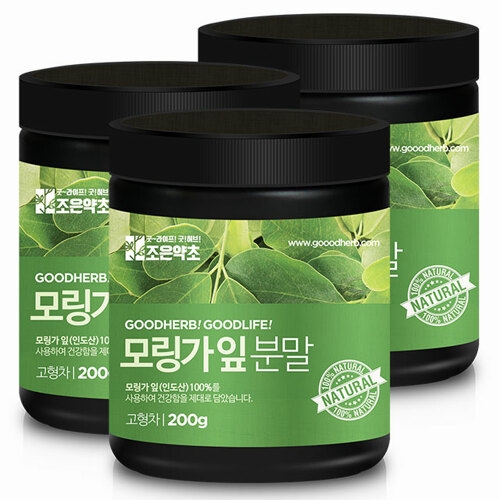  조은약초 모링가잎가루 x 3통