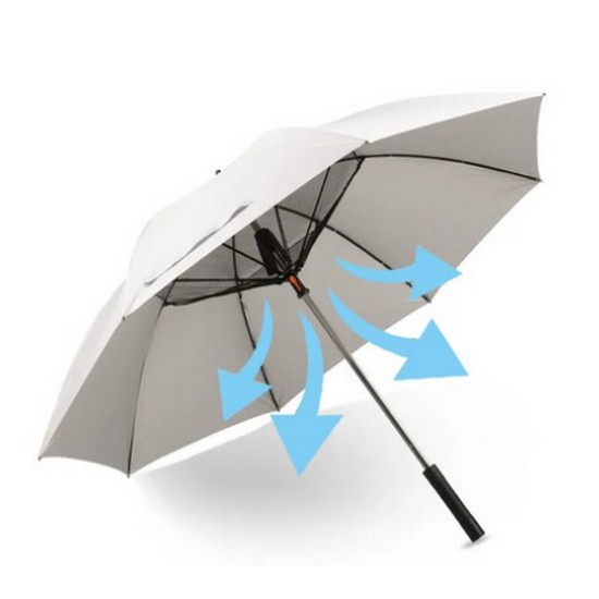 USB 충전식 선풍기 장우산