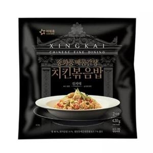 아워홈 중화풍 매콤간장 치킨볶음밥 420g (1개)