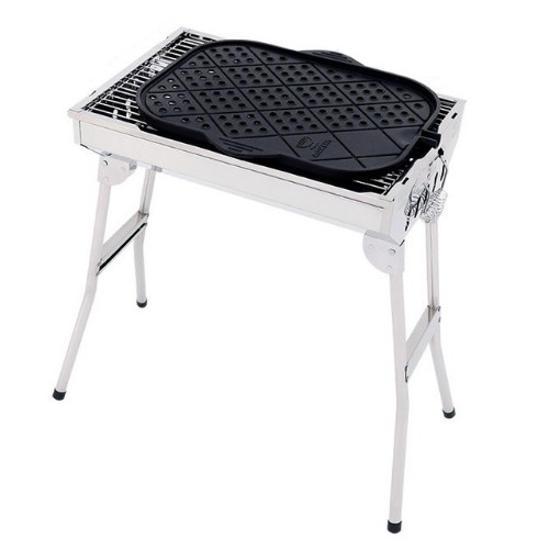 꾸버스 포터블 스텐 바베큐 그릴 풀세트 L