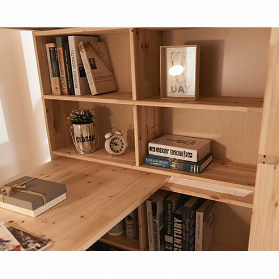 온누리가구 톨 키높이 책상 벙커침대 S (매트별도)_이미지
