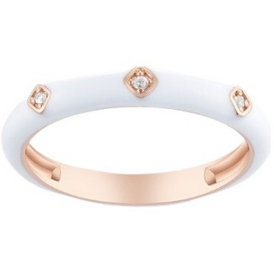 메트로시티 주얼리 프리즈마 14K 로즈 링 A221GR3108R4A