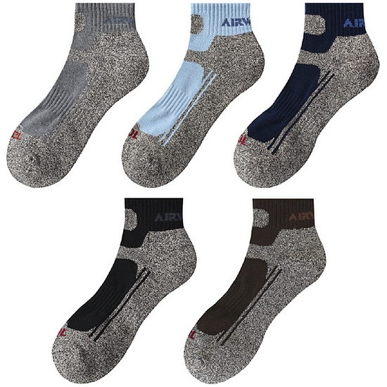 에어워크 남성 베이직 등산 단목 양말_이미지