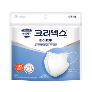유한킴벌리 크리넥스 입체형 마스크 KF80 대형 (1매)